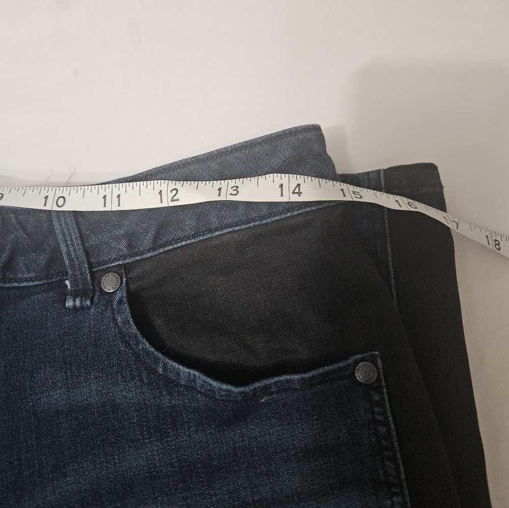 Marc By Marc Jacobs Dark Wash Mid Rise Patchwork Skinny Jeans Size 29! - Picture 6 of 8
